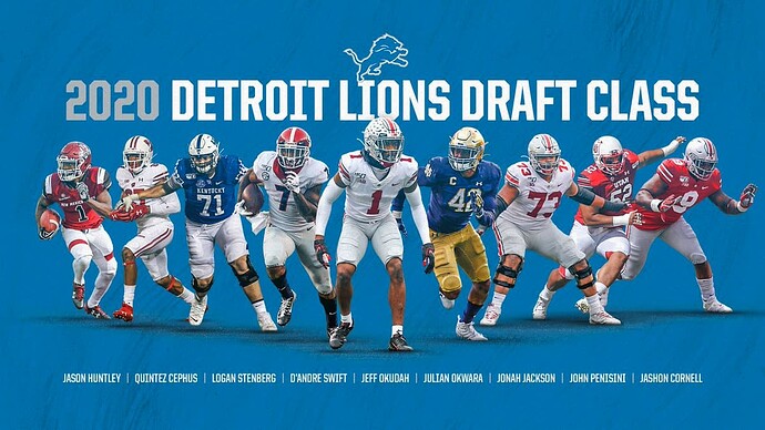 Detroit Lions Draft Class Graphics Comparison Detroit Lions The Den