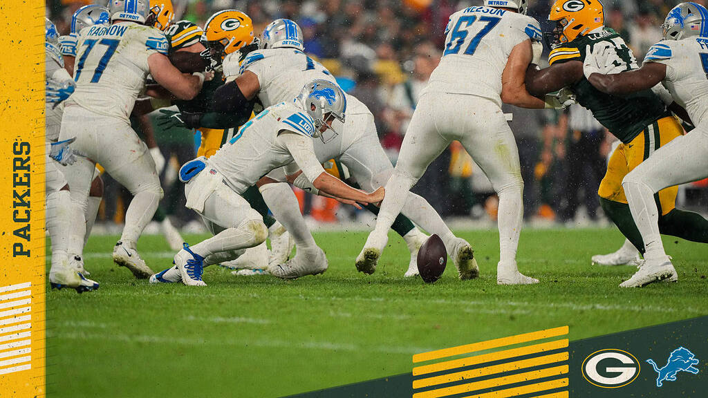 Goff's Fumbles All Nine Of Them - Detroit Lions — The Den - The Den