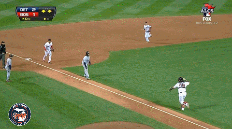 GIF: Prince Fielder's baserunning gaffe in ALCS Game 6 ...