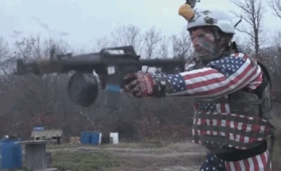 Machine Gun America GIF