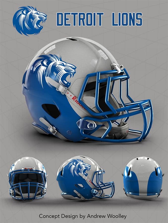 lions new helmets