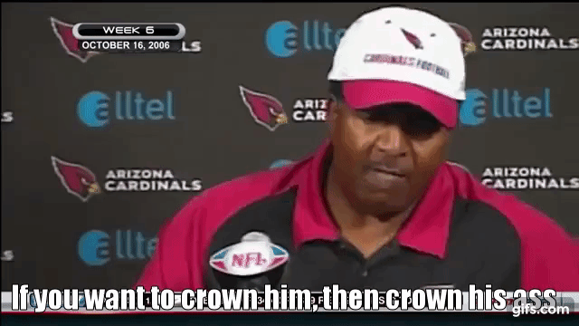 Dennis Green Crown His Ass animated gif