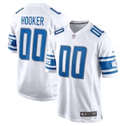 Men's Nike Hendon Hooker White Detroit Lions 2023 NFL Draft Pick Game Jersey