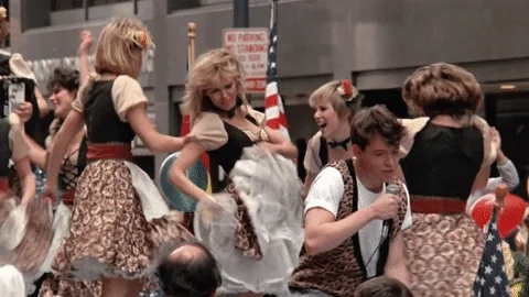 sing ferris bueller GIF by Hollywood Suite