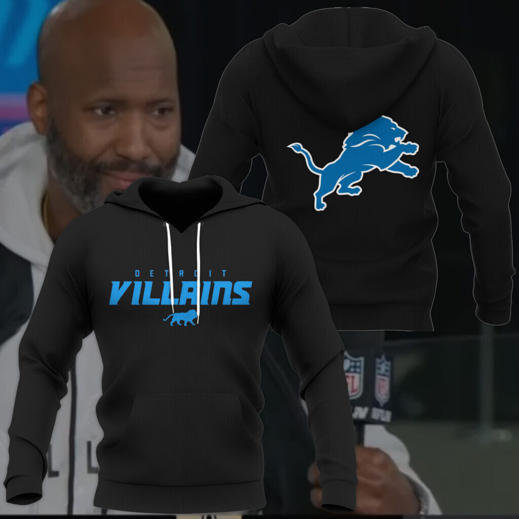 Detroit Lions Villain Crop Hoodie vs Legging - BTF Store