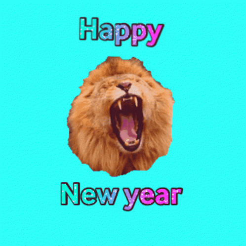Lion New Year GIF - Lion New Year Happy New Year GIFs