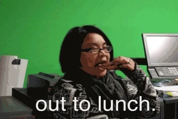 out to lunch janice GIF by Tiffany