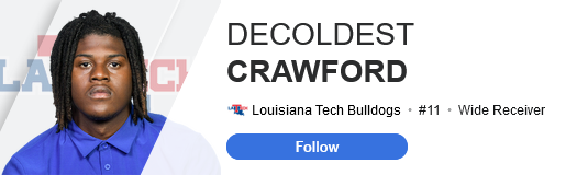 Screenshot 2024-04-04 at 20-55-30 Decoldest Crawford - Louisiana Tech Bulldogs Wide Receiver - ESPN