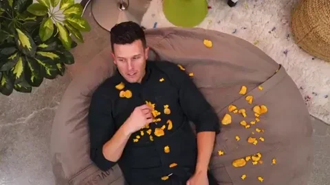 Chips Binging GIF by evite