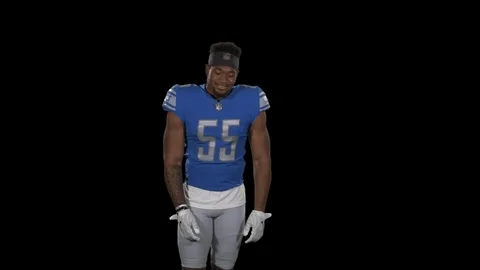 Football Pondering GIF by Detroit Lions